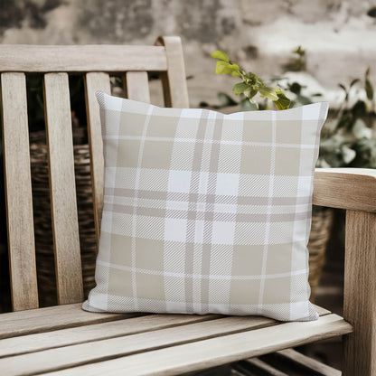 Tartan Block Outdoor Pillow