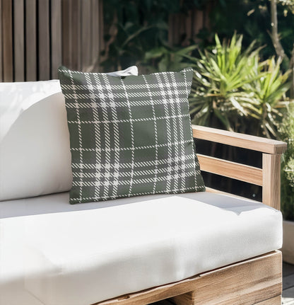 Christopher's Plaid Outdoor Pillow