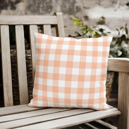 Proper Gingham Outdoor Pillow