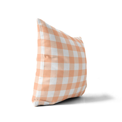 Proper Gingham Outdoor Pillow