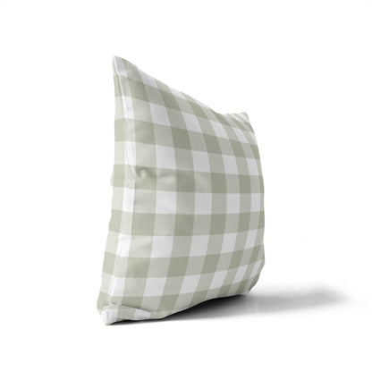 Proper Gingham Outdoor Pillow