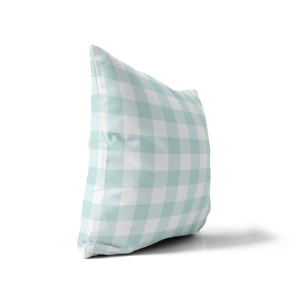 Proper Gingham Outdoor Pillow