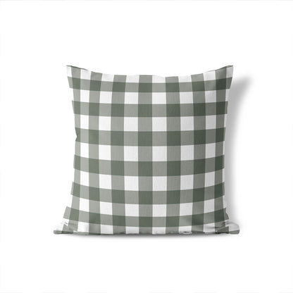 Proper Gingham Outdoor Pillow