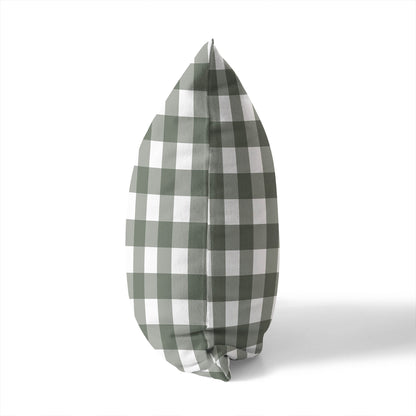 Proper Gingham Outdoor Pillow