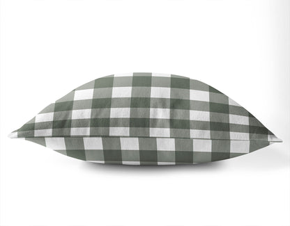 Proper Gingham Outdoor Pillow