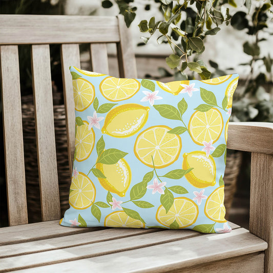 Lemons Outdoor Pillow