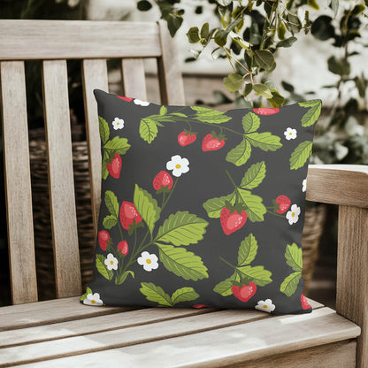 Strawberries Outdoor Pillow