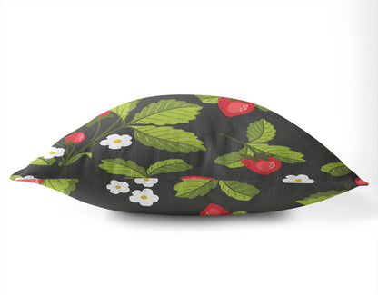 Strawberries Outdoor Pillow