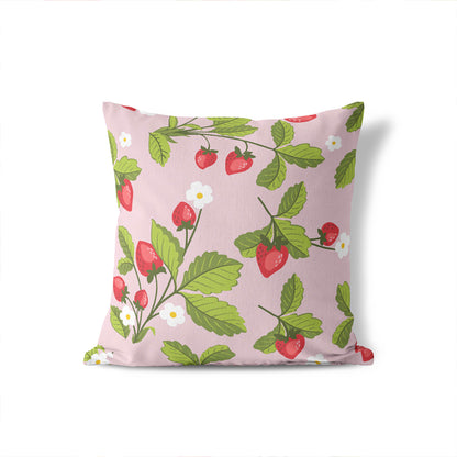 Strawberries Outdoor Pillow