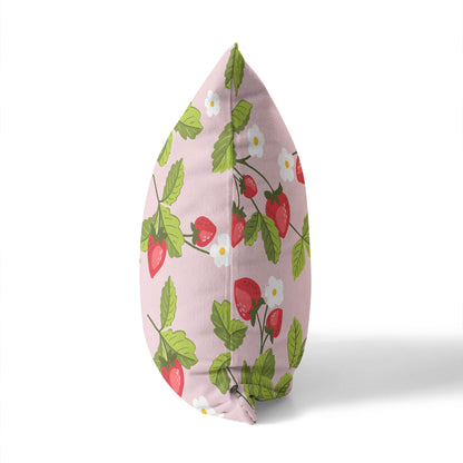 Strawberries Outdoor Pillow