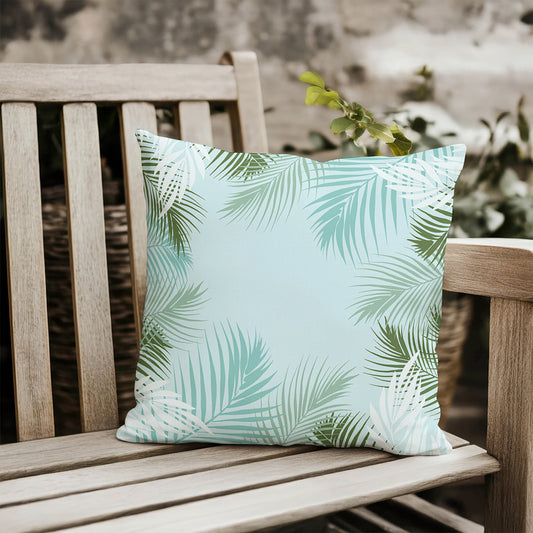 Waving Palm Outdoor Pillow