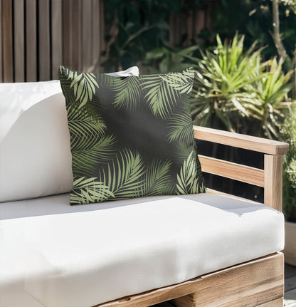 Waving Palm Outdoor Pillow