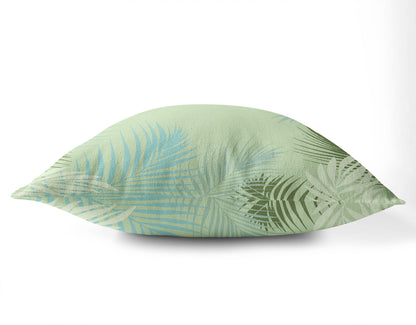 Waving Palm Outdoor Pillow