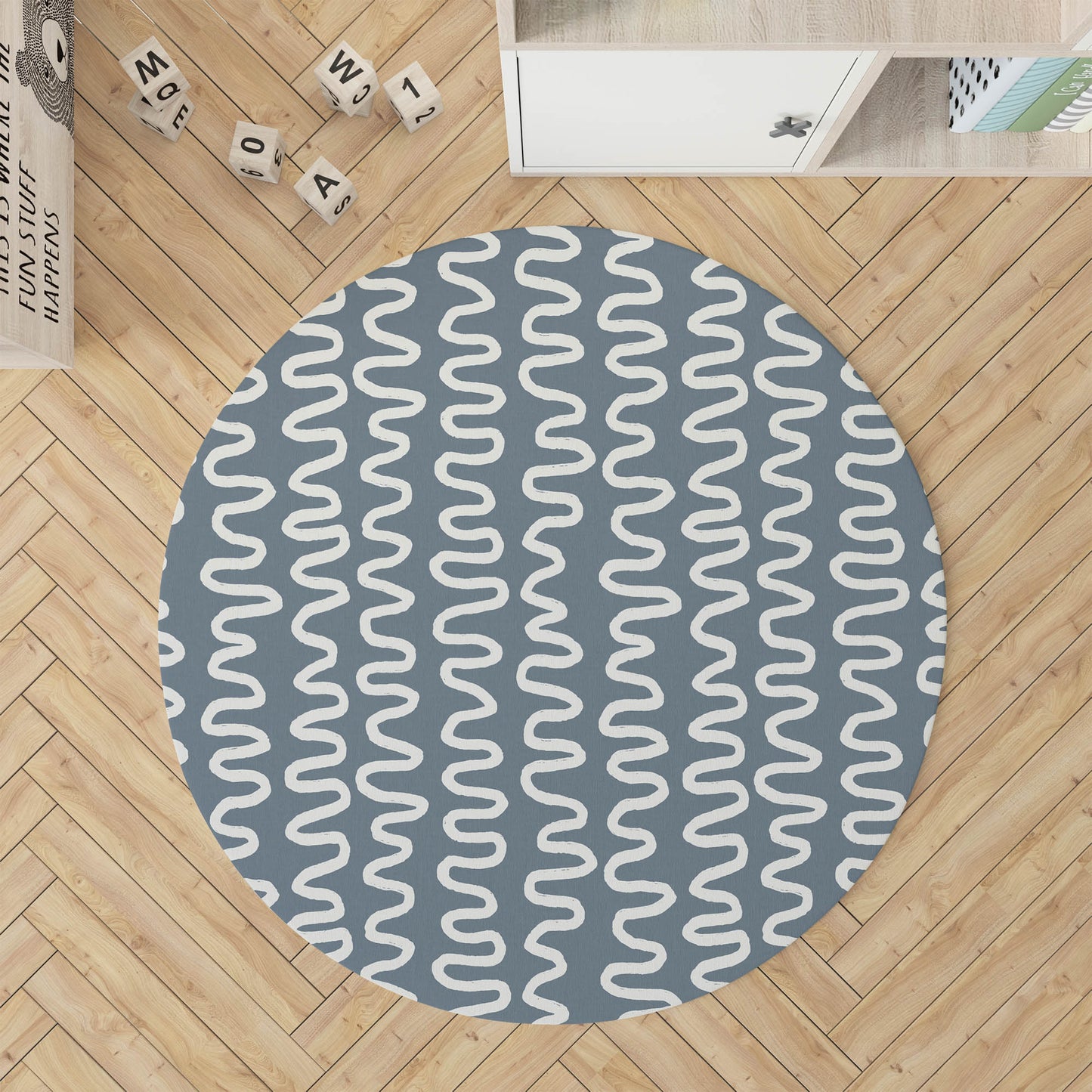 Wiggle Stripe Kids Play Mat