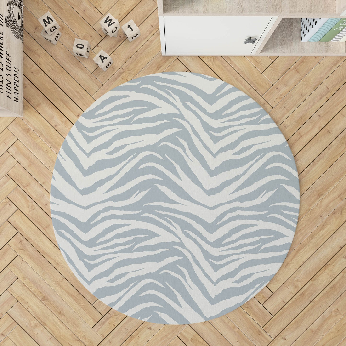Zebra Patch Kids Play Mat