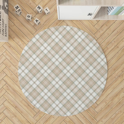 Diamond Plaid Kids Play Mat