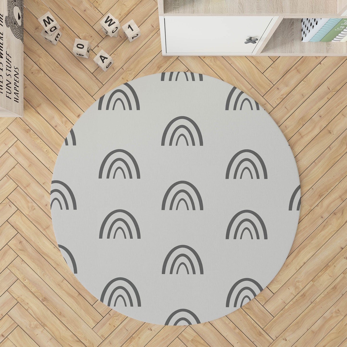 Plain Bows Kids Play Mat