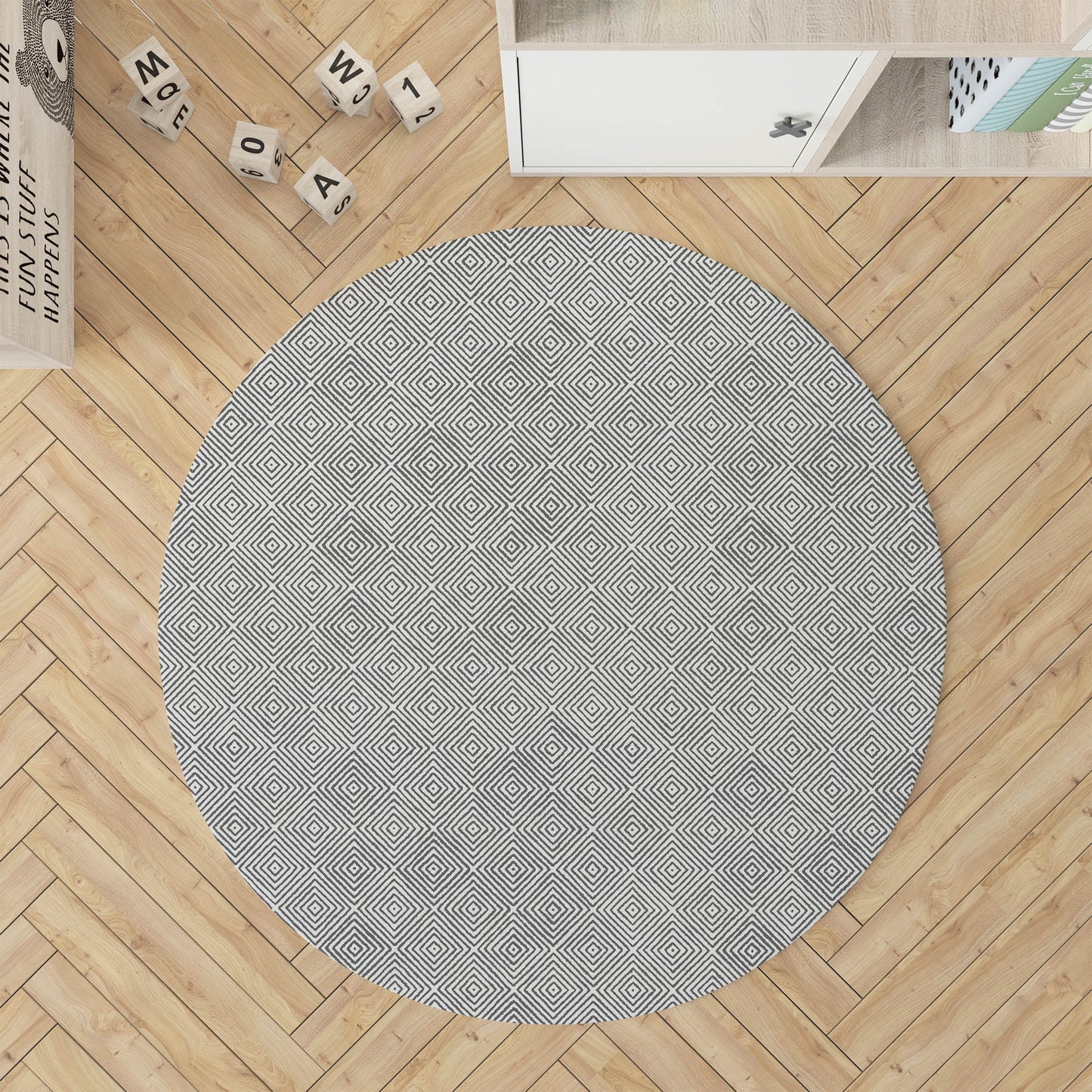 Ikat Spray Kids Play Mat