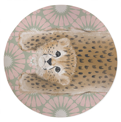 Lil Lying Leopard Tile Kids Play Mat