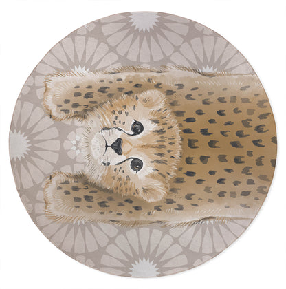 Lil Lying Leopard Tile Kids Play Mat