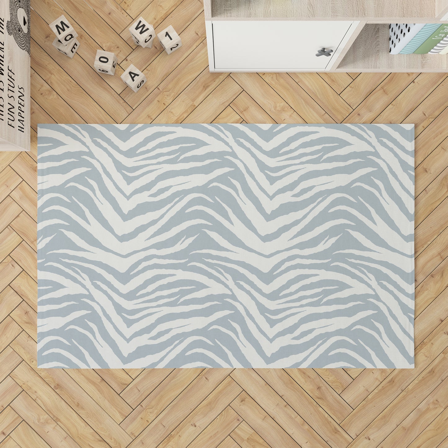 Zebra Patch Kids Play Mat
