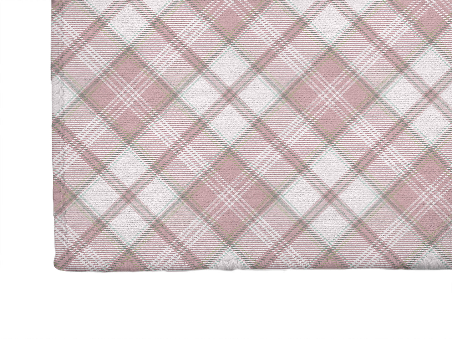 Diamond Plaid Kids Play Mat