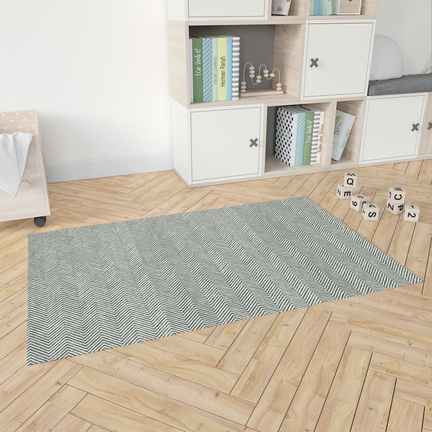 Chevron Groove Kids Play Mat