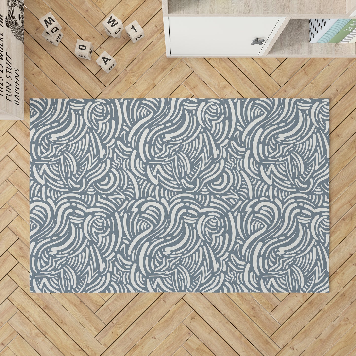 Cozy Swirl Kids Play Mat