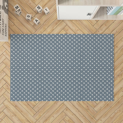 Criss Cross Blue Kids Play Mat