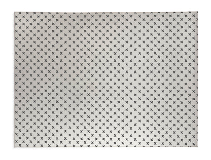 Criss Cross Ivory Charcoal Kids Play Mat