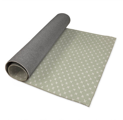 Criss Cross Light Green Kids Play Mat