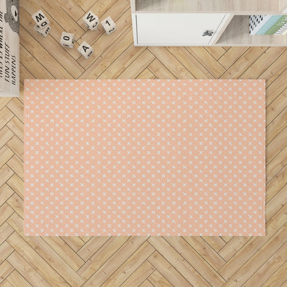 Criss Cross Peach Kids Play Mat