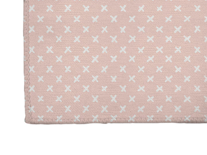 Criss Cross Pink Kids Play Mat