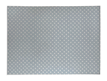 Criss Cross Slate Blue Kids Play Mat