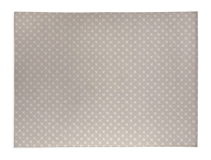 Criss Cross Taupe Kids Play Mat