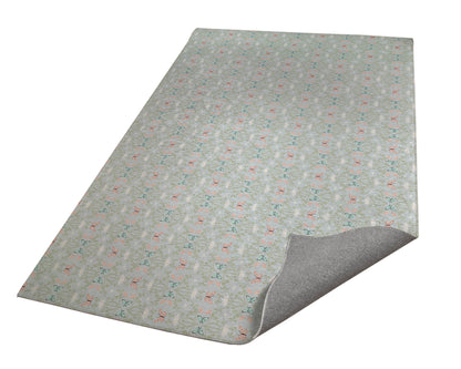 Bees & Butterflies Blue Kids Play Mat