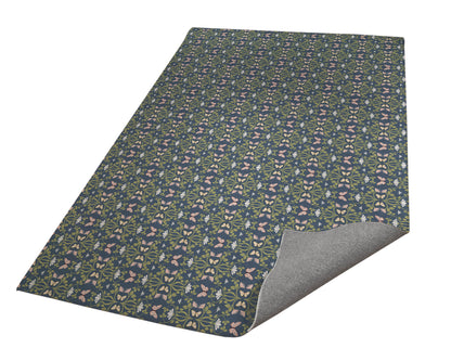 Bees & Butterflies Blue Kids Play Mat