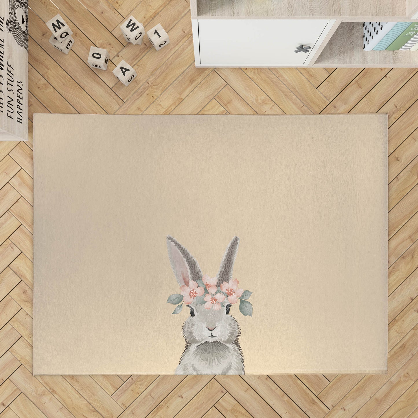 Bunny Kids Play Mat