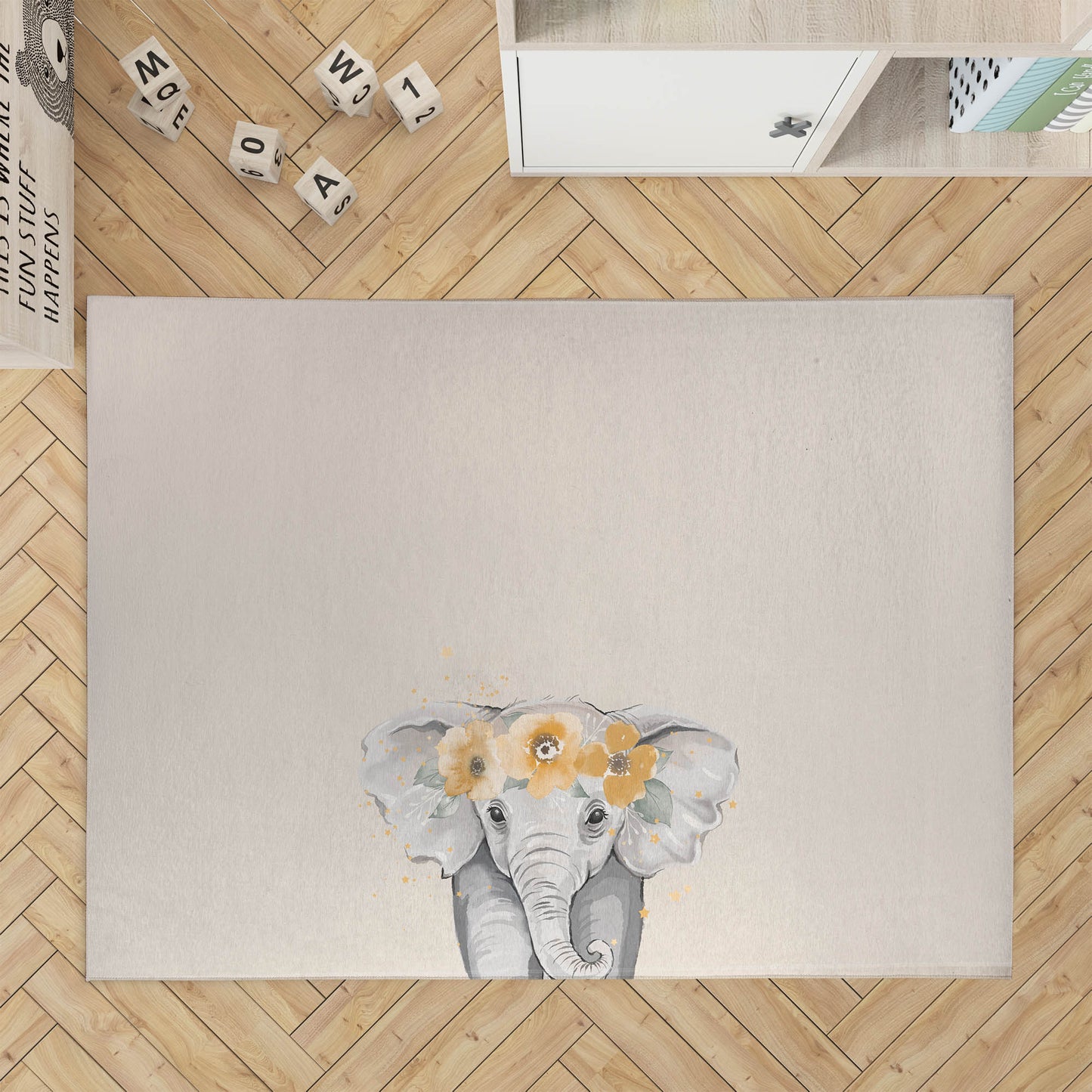 Elephant Kids Play Mat