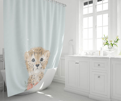 Lil Leopard Shower Curtain