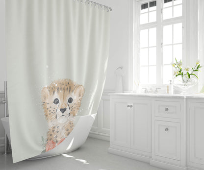 Lil Leopard Shower Curtain