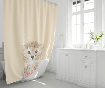 Lil Leopard Shower Curtain