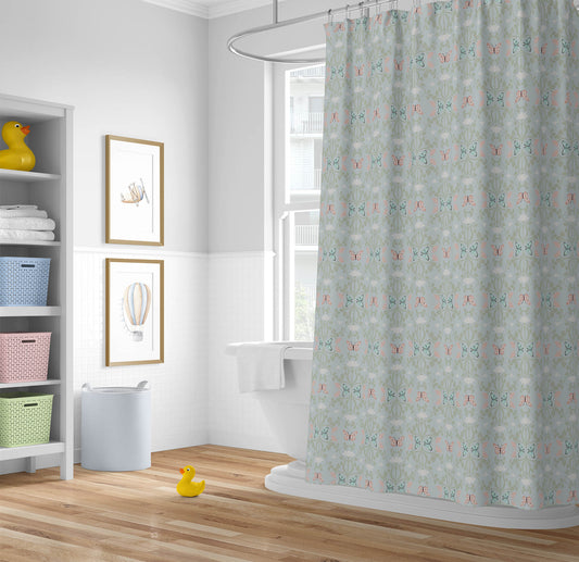Bees & Butterflies Shower Curtain