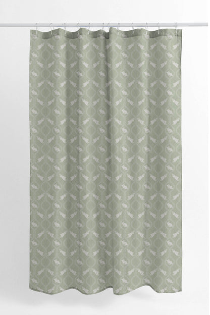 Nantucket Bunny Shower Curtain