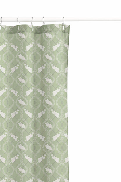 Nantucket Bunny Shower Curtain