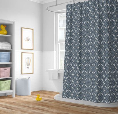 Nantucket Bunny Shower Curtain