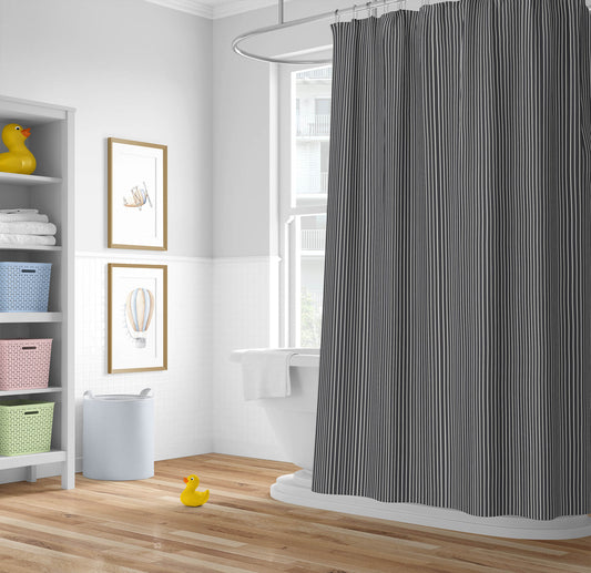 Random Stripes Shower Curtain