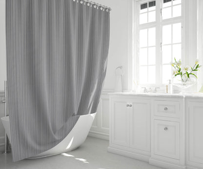 Random Stripes Shower Curtain