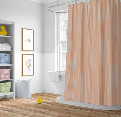 Random Stripes Shower Curtain