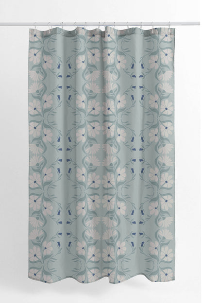 Groovy Flowers Shower Curtain